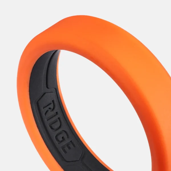 Ridge 6mm Silicone Ring Set - Basecamp Orange - Image 2