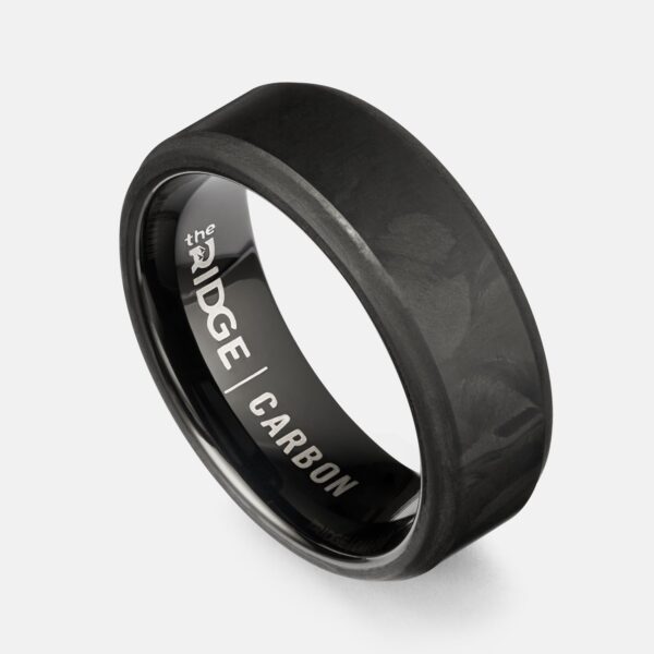 8mm Beveled Ring Set