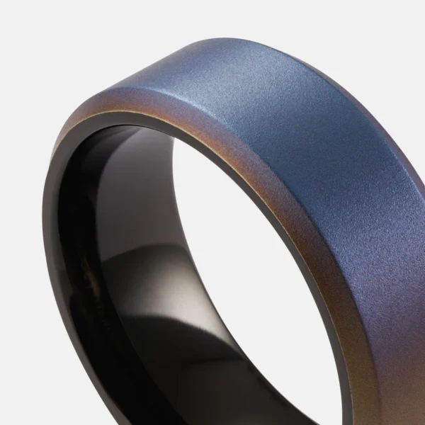 8mm Beveled Ring Set - Image 2